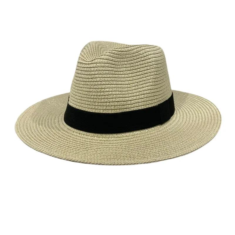 Foldable Wide Brim Sun Protection Hat for Men And Women Outdoor Travel Beach Caps Summer Soft Top Straw Cap