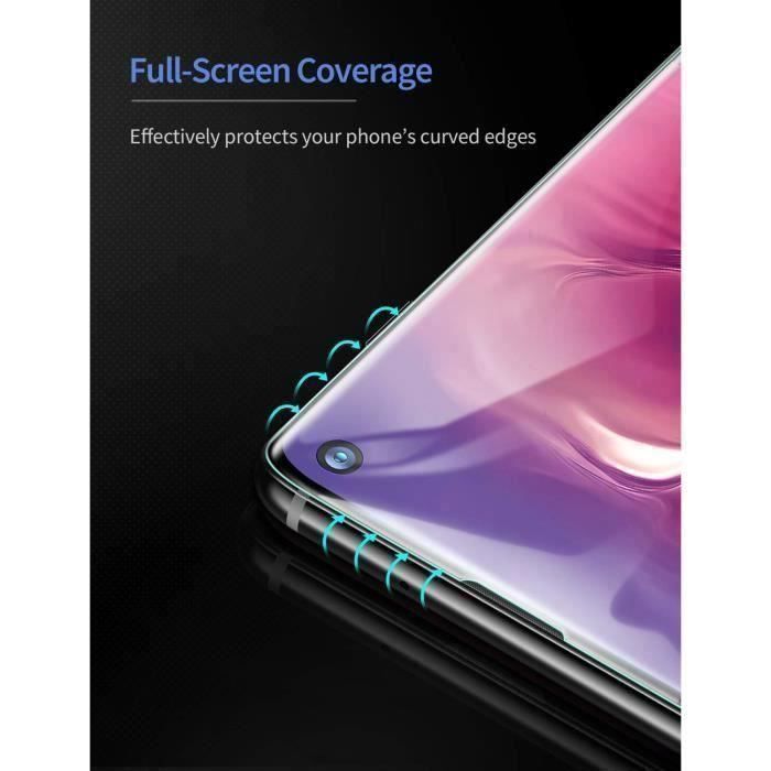 Film protection ecran pour samsung galaxy s10, protecteur d'écran en tpu souple pour samsung galaxy s10 (2019) 6,1 pouces s04b37