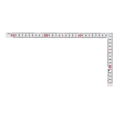 

Shinwa Sokutei Curved Ruler, Same Thickness, Front and Back, Masterpiece, White, 30cm, 11100