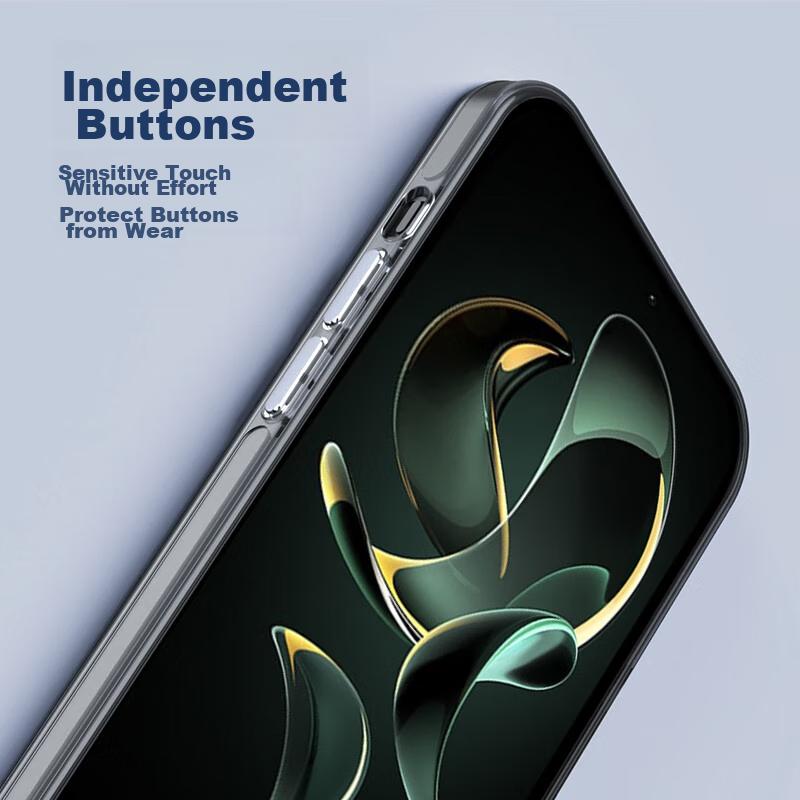 Upgraded AG FrostedCase for Xiaomi Redmi K60 Pro, Ultra-Thin Matte Anti-Drop Fingerprint-Resistant Phone Cover - Graphite Black