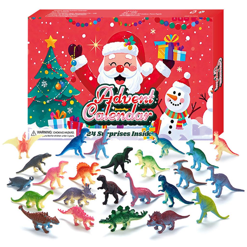 2025 Weihnachts-Countdown-Kalender 24 Stück Sammel-Weihnachts-Adventskalender Strumpffüller Weihnachts-Geschenkbox für Jungen Mädchen