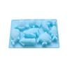8 Löcher Silikon Kuchenform Wal Delfin Fisch Pinguin Form Schokolade Seife Fondant Formen Kuchen Backen