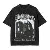 Mayhem Mutiilation Vampires Of Black Imperial Blood Washed T Shirts Streetwear Hip Hop T-Shirts Tees Men Women Oversize Summer