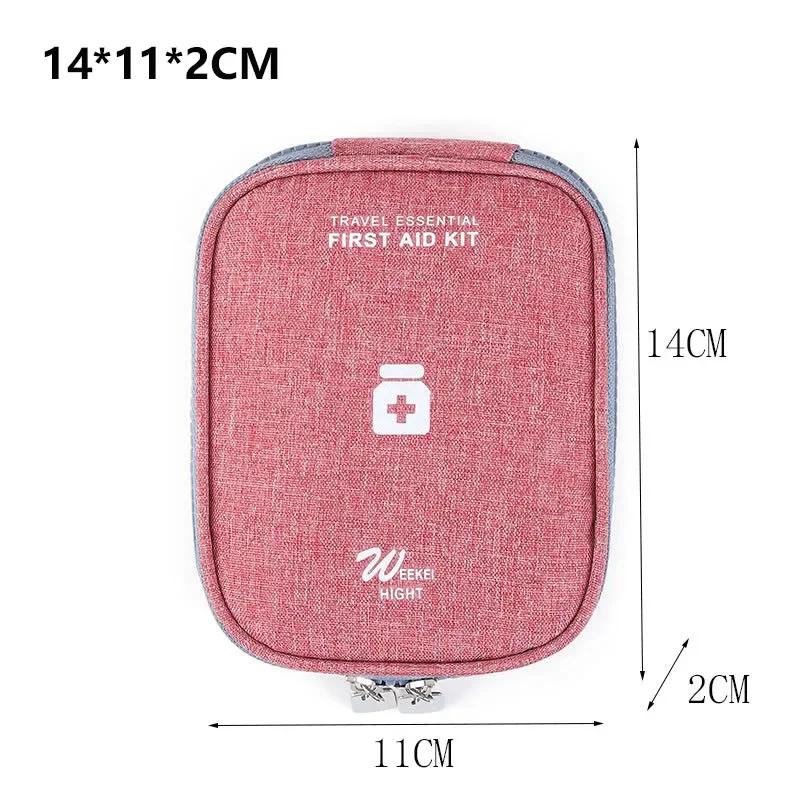 Tragbare Medikamentenaufbewahrungstasche Mini Erste-Hilfe-Set Notfall-Survival-Reise Outdoor-Camping Sporttasche Haushalt Pillenboxen