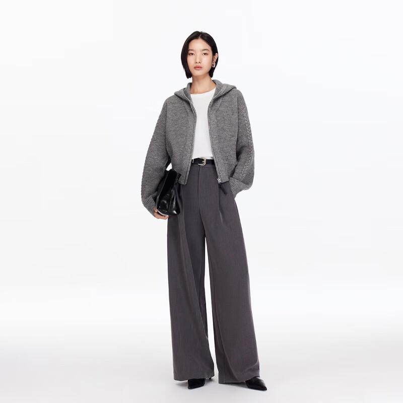 VEROMODA Women's Batwing Sleeve Hooded Cardigan