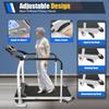 Walking Treadmill for Balance, Recovery Fitness Collapsible with Full Length Handrails &Heart Rate Sensor,220 Lbs Capacity
