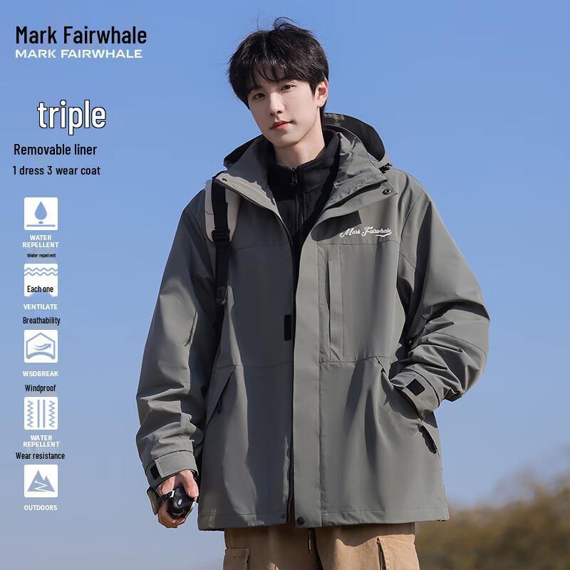 

Mark Fairwhale Men s Outdoor 3-Proof Mountaineering Jacket M