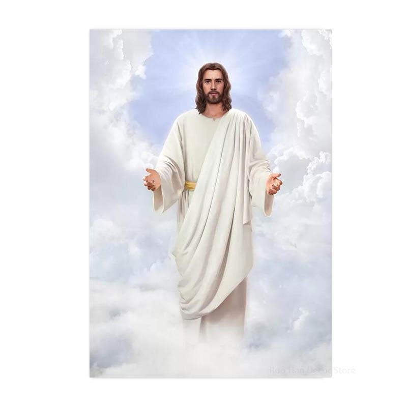 Jesus Series Canvas Posters and Prints Christian Wall Art Picture Painting for Living Room Home Decor Wall Painting Gifts