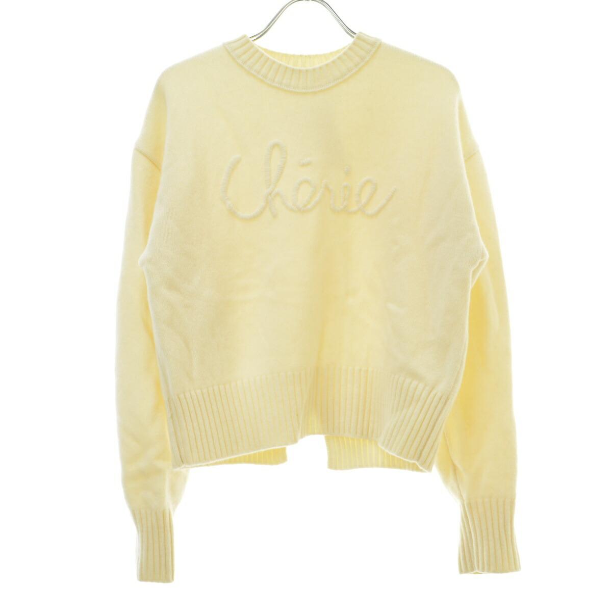 [Used] SLOBE IENA / SLOBE IENA 23AW 23080912296030 cherie embroidery knit long sleeve knit sweater [cacfbcaj-l]