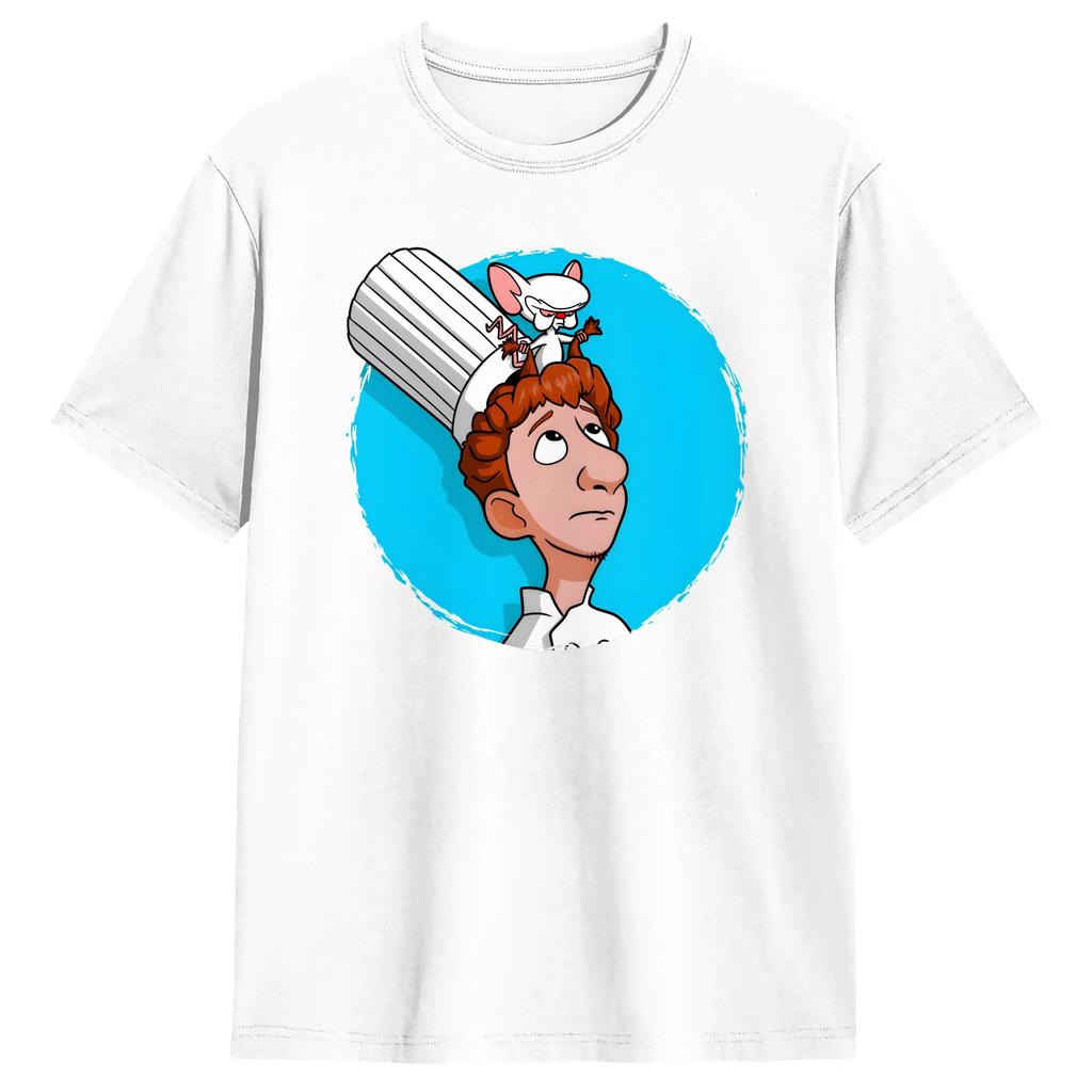 Ratatouille TShirt Unisex Chef Rat Cooking Awesome Cotton Tee Shirt Round Neck Short Sleeve T Shirt Big Size Tops
