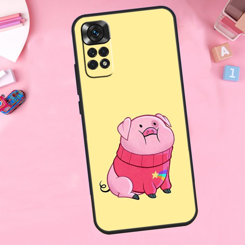 Cute PINK Kawai Pig For Xiaomi Redmi Note 14 13 10 11 12 15 Pro Plus Phone Case For Redmi 15C 13C 12C 10C 14C 15