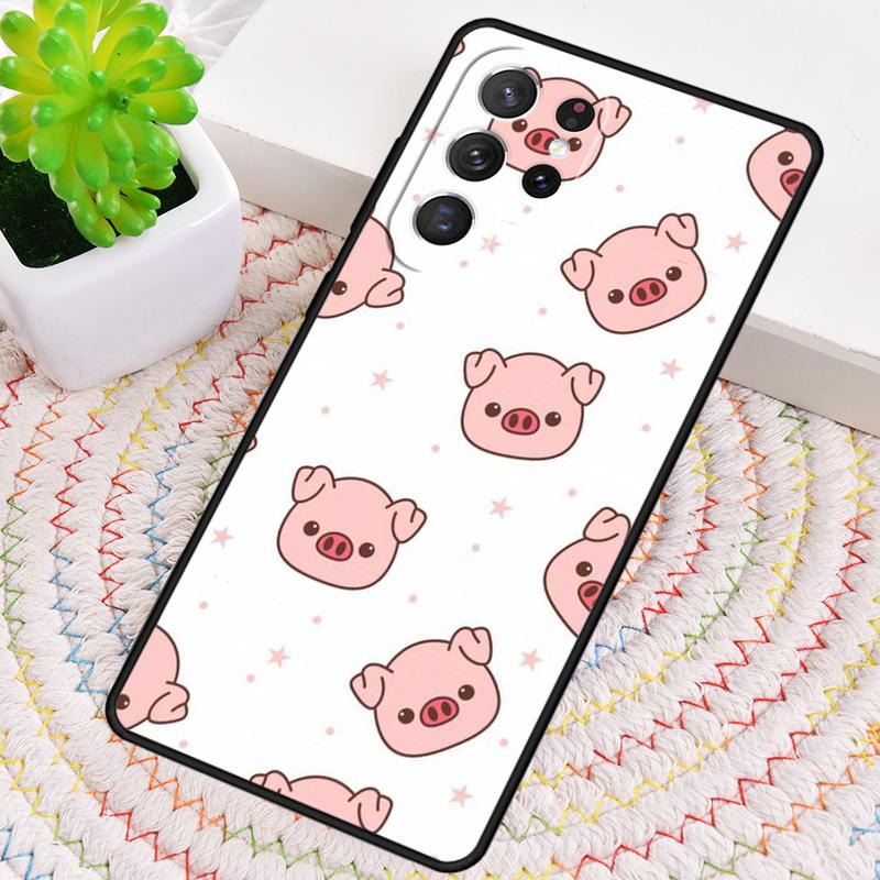 cute pig Phone Case for Samsung Galaxy note 10 pro S26 Ultra S23 S24 FE S25 S21 S22 PLUS shockproof Cove