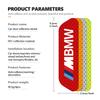 4pcs Car Door Reflective Strip Night Safety Warning Tape Stickers For BMW M Performance Alpina M3 M5 M6 X1 X3 X4 X5 G20 AGLNX1