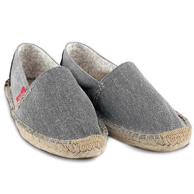 Drilleys Espadrille Slip-Ons D2 Wash Grey