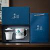 Ceramic Household Filter Tea Separation Mug with Lid Chinese Style Tea Infuser Office Large Capacity Water Mug Teacup Gift Box