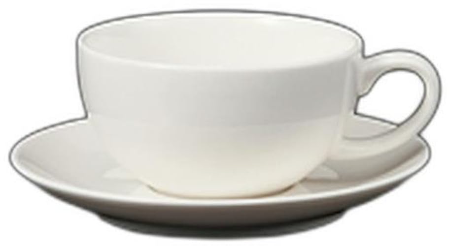 

9106 Tea Cup and Saucer x 10 x Newborn Setomonohonpo [10 5.5cm 250cc] белый