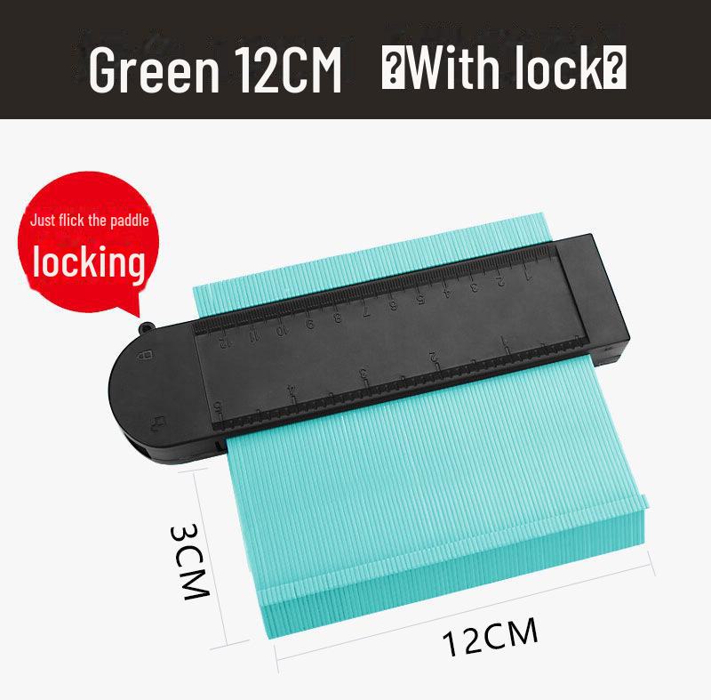 Multifunctional Contour Measuring and Profiling Gauge for Woodworking and Irregular Shapes