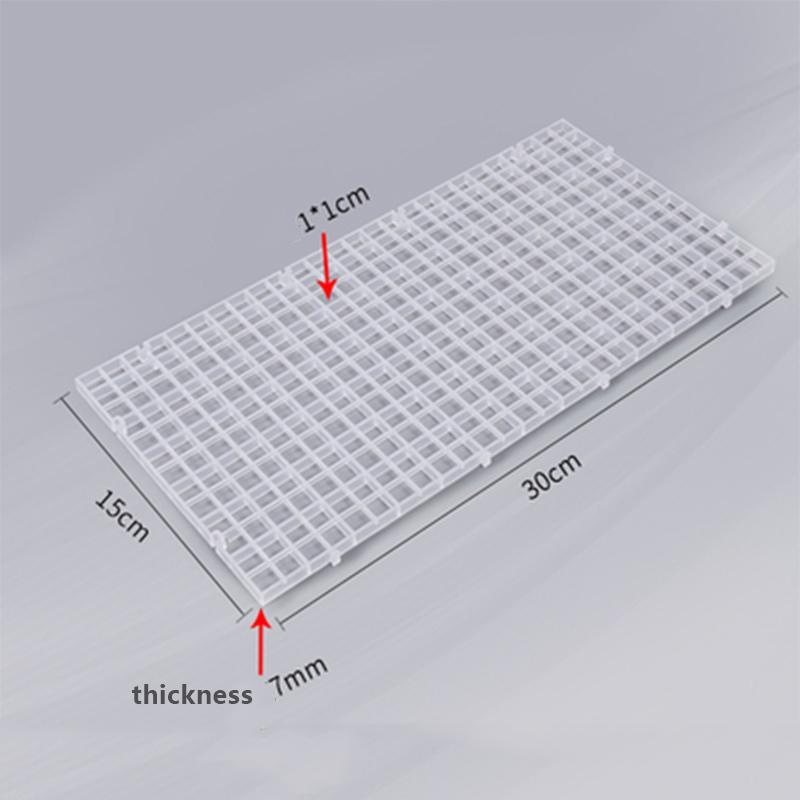 Aquarium Filter Bottom Isolation Pane Fish Durable Plastic Clapboard Mesh Fish Mesh Divider Net Fish Tank Divider Net