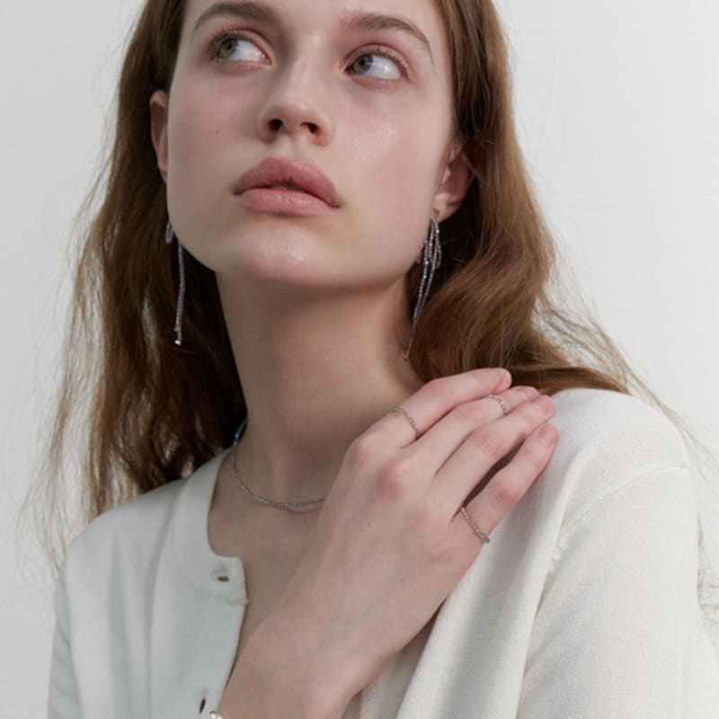 LOVE ME MONSTER [3 SET] Shining Beads Rings (L241MRI030)