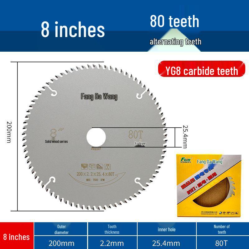 Woodworking YG8 Alloy Circular Saw Blades: 4-inch, 7-inch, and 10-inch for Portable Cutting Machines