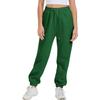 Damen Elastische Taille Kordelzug Jogginghose Locker Lässig Trainingshose Mit Seitentaschen
