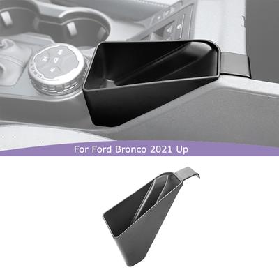 Roku balstu kastes uzglabāšanas kastes organizatoru konteiners Ford Bronco 2021 Up automašīnas salona piederumiem ABS melns