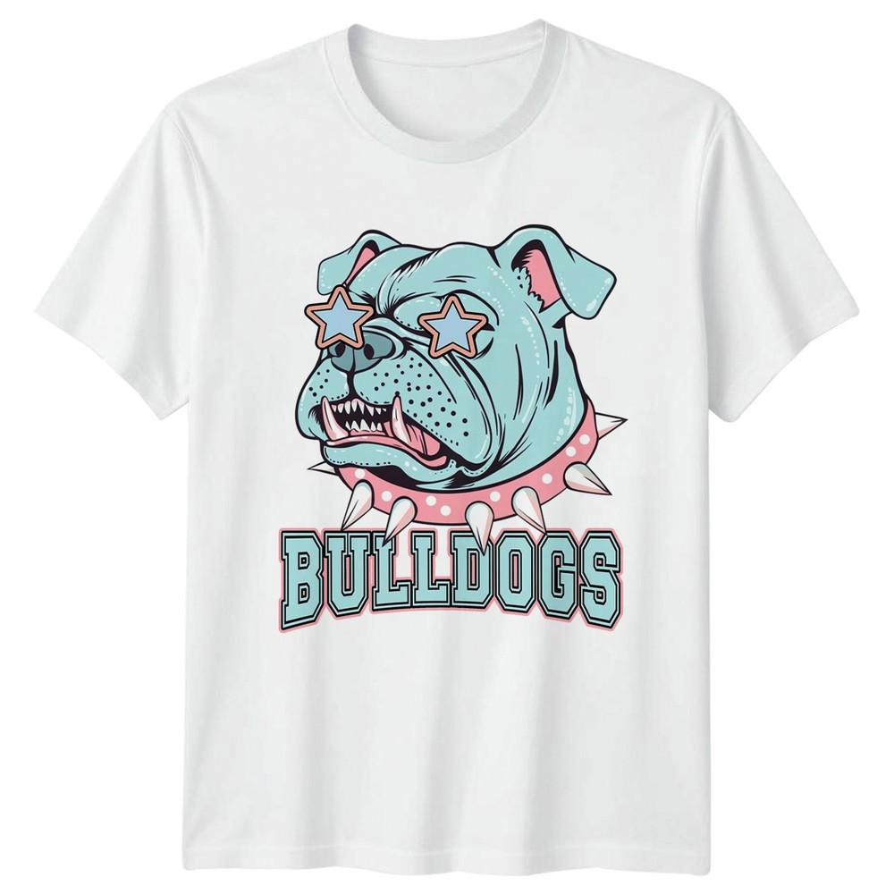 Bulldogs TShirt School Spirit Bulldogs Birthday Gift For Him And Her S