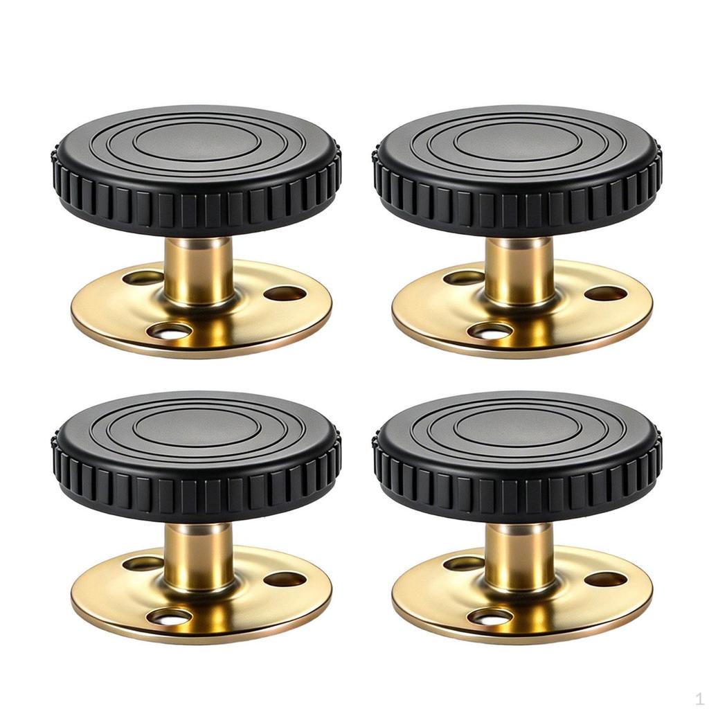 4 Pieces Adjustable Anti-Vibration Bed Tools, Stoppers, Lightweight, Non-Slip, Alloy Stabilizers