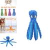 Colorful Octopus Dog Toy With Squeaker And Crinkly Paper
