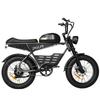 Electric Bike Pixar Super 500W Motor 30AH Max Range 100KM Top Speed 25Km/h Load 120KG 20"x4.0" Black
