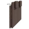 Vidaxl Headboard Pillow, Brown, 160 Cm, Faux Leather