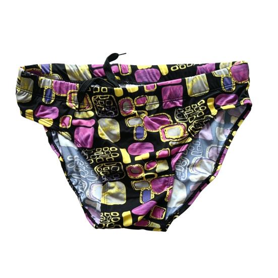 Swimming Trunks Mid-rise Multi Drying Breathable Swimming Printing Design Quick Briefs Sun-Resistant Swimwear