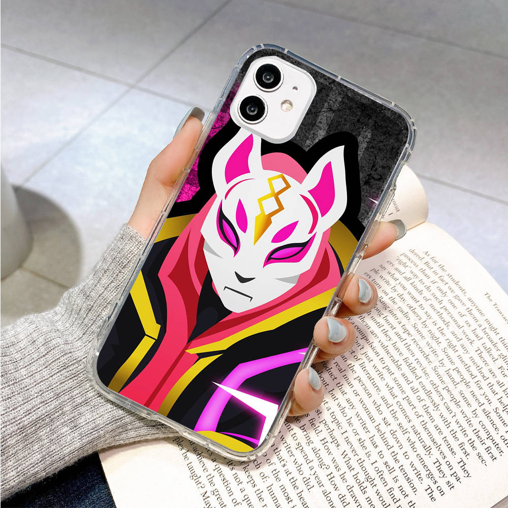 Hülle für Samsung A04 A14 A23 A34 A54 M23 M33 M52 M53 Realme 10 9 C30S C35 C55 VIVO Y02S Y21 Y51 X80 Pro Transparente Hülle FI3 Fortnite Lustig