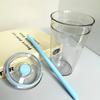 2026 New 450ml Drinkware Straw Cup Reusable Transparent Coffee Cup Plastic Single Layer Car Tumbler Home Office Water Cup