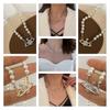 Pearl Saturn Vintage Clavicle Chain Necklace Pendant Jewelry Accessory Girl Gift