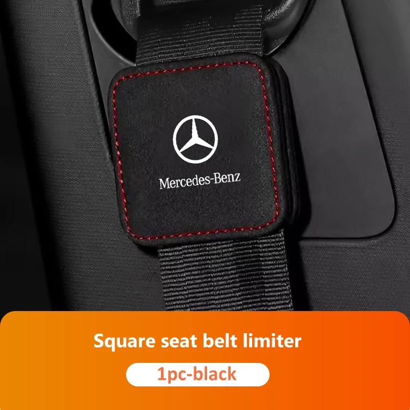 

GLC GLB Suede Car Seat Belt Clip Safety Adjustable Universal Limiter For Mercedes Benz CLK GLC W212 C200 C300 W203 W204 W205 W1