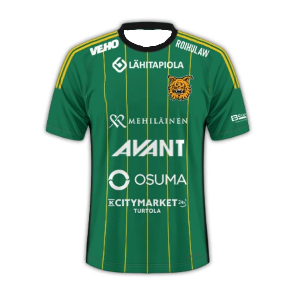 Maglia da calcio da casa Tampereen Ilves kit da allenamento partita T-shirt sportiva estiva da uomo Abbigliamento per bambini Donna T-shirt da surf