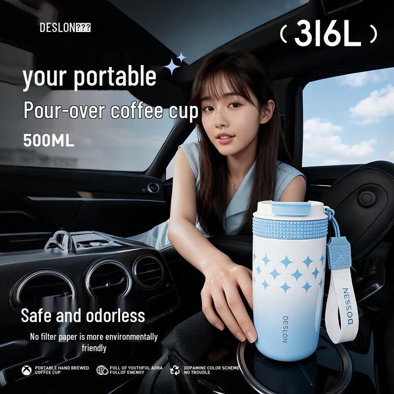 Deshrang Portable Insulated Coffee & Water Cup