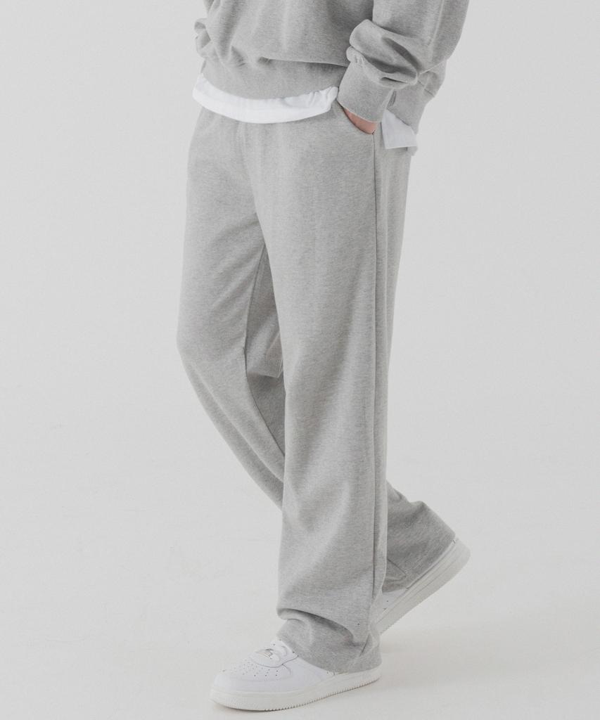 PIANER Essential Semi-Wide Sweatpants (Melange)