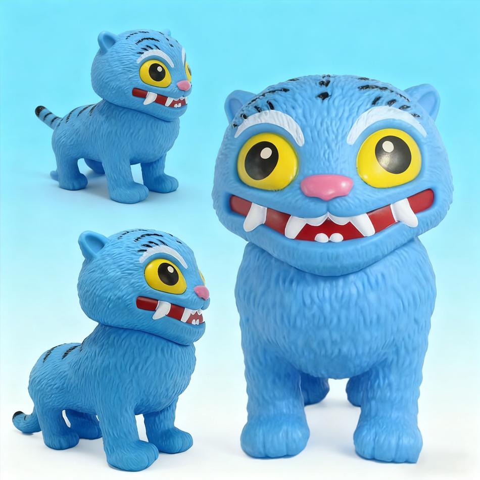 Sold 3D Printed Kpop Demon Hunters Girls Anime Movie Derpy Cute Tiger Action Model Toy for Fans Gifts