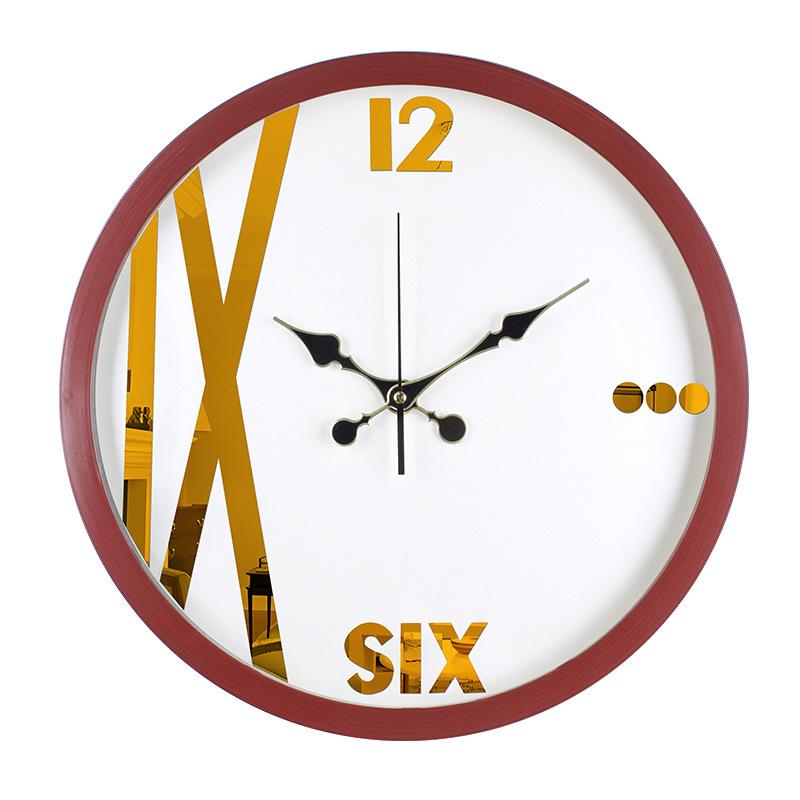 

Современные акриловые зеркальные настенные часы Трехмерные цифровые часы для гостиной Простые бесшумные часы Домашние пунктуальные декоративные настенные часы Color 4