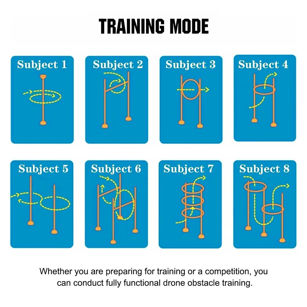 Drone Obstacle Course Kit Easy To Build Drone Race Track Obstacle Kit Drone Racing Obstacle Course for Beginners Adults
