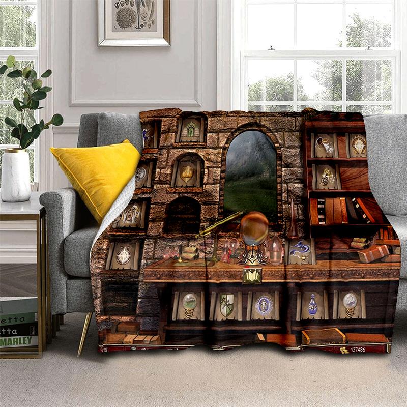 HOMM Game 9 Factions Races Stronghold Dwelling Creatures Heroes of Might and Magic Soft Blanket for Living Room Bedroom Bed Sofa