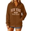 Womens Hoodies Fall Game Day Sweatshirts  Casual Long Sleeve Loose Coat Fall Hoodie Sweatshirt