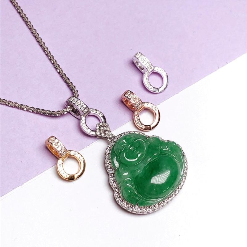 Exquisite Copper Connector with Micro Pave Cubic Zirconia Jewelry Findings Enhancer Clasps for Customized Accessories