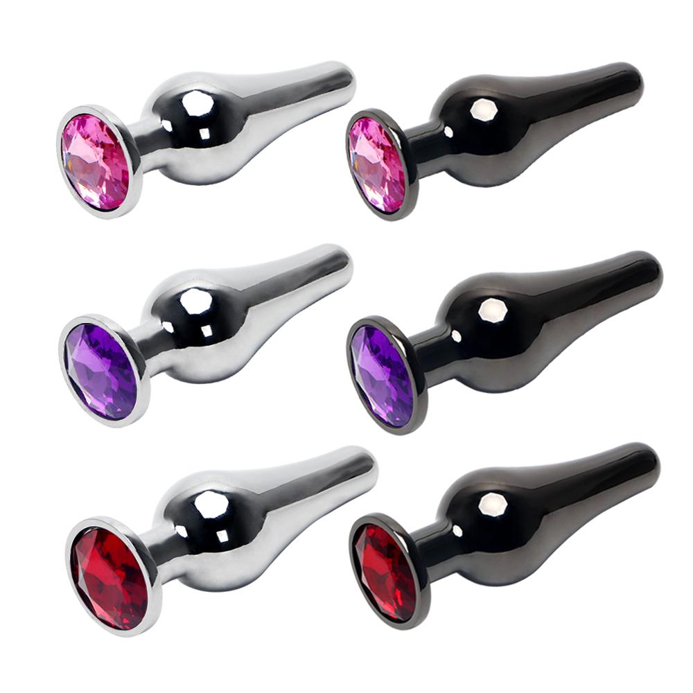 IKOKY Anal Metal Plug Butt Plug Prostata Massage Erotic Adult Products Sex Toys for