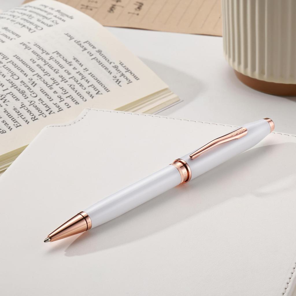 CROSS Foundry Pearl White Ballpoint Pen NAT0812-6