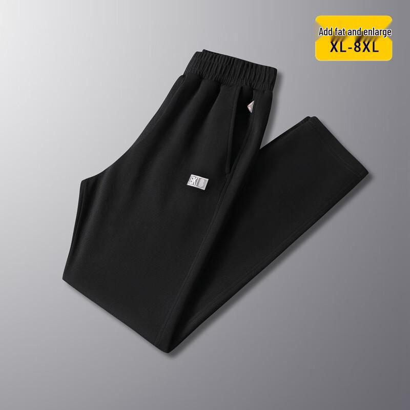 

DIBINZE Men s Plus Size Loose Knit Drawstring Straight Leg Pants 3XL