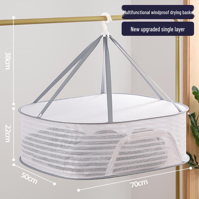 Multifunctional Drying Rack: Sock, Sweater & Underwear Flat Lay Net.
