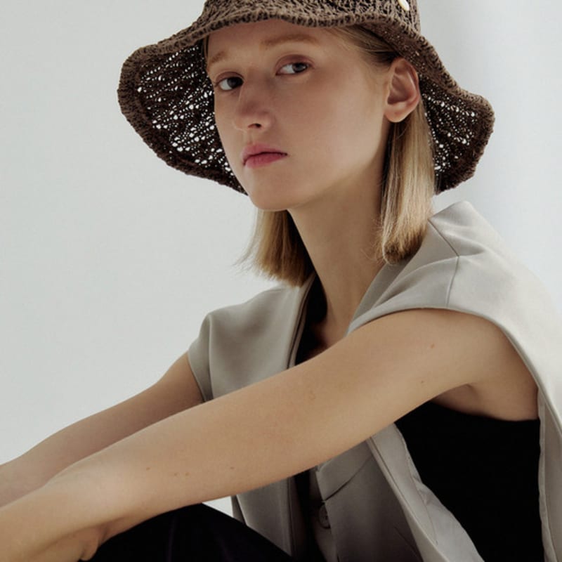 Marchen Cliff wave bucket hat_3color